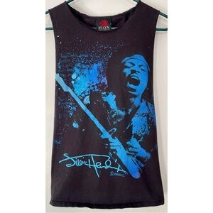 Retro Jimi Hendrix Upcycled Band Tee